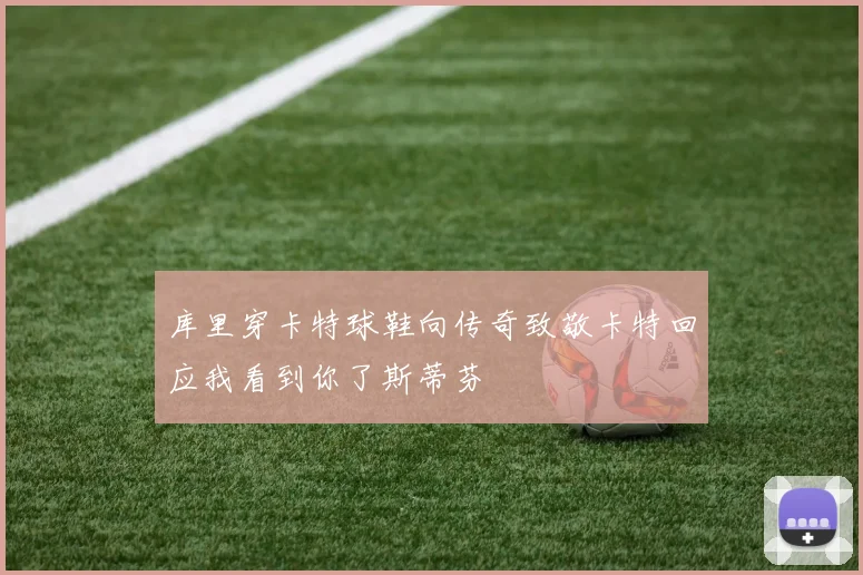 库里穿卡特球鞋向传奇致敬卡特回应我看到你了斯蒂芬